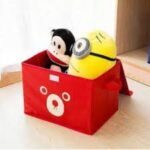Panda Print Storage Cube Basket – Kids Toy Organizer - Image 2