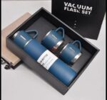 Stainless Steel Vacuum Insulated Thermos Bottle Set – 500ML (3PCS with 2 Extra Cups) - Image 5