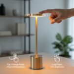 Retro Metal LED Night Lamp – USB