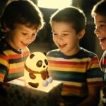 Cute Panda Night Light, LED Soft Clay Novelty Animal Night Light with 7 Color Modes, Soft Silicone Dimming for Decoration (Panda) - Image 8